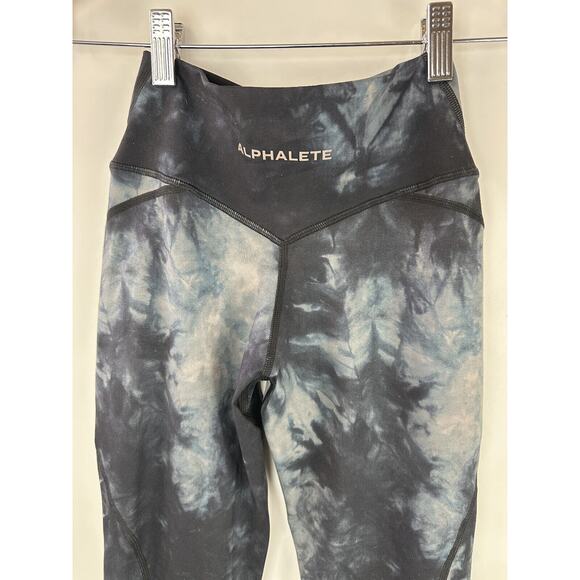 Alphalete All Purpose Legging Pants Blue Oil Strain Leggings No Size XXS or XS - Picture 8 of 9